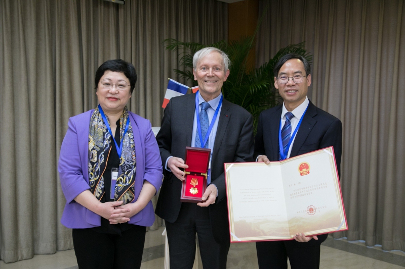 中国政府友谊奖获得者伊冯·勒·马霍：中法科技合作天地广阔(图1)